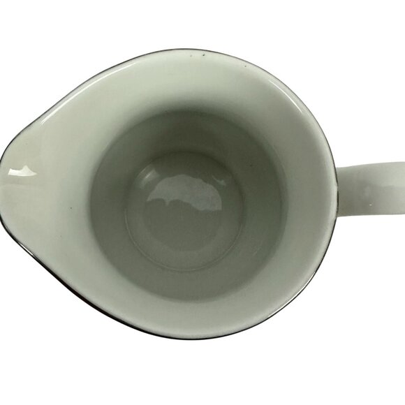 Silverie Sapphire Creamer Fine China Pink/Blue/White Floral Platinum Trim 1990 - Picture 3 of 5